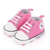 Pasgeboren Baby Babyschoenen Peuters Baby Canvas Sneakers Jongens Meisjes Prewalker Zachte Zool Kinderschoenen