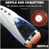 Masr Hines Toys Men Erotic Masturbator Cupリアルな舌と口の先端膣猫フェラチオストローカー振動ドロップ配信DHJXM