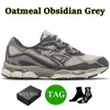مصمم Gel NYC Running Shoes Graphite Gray Black Doatmeal Obsidian Gray White Black Ivy Outdoor Trail Sneakers
