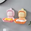 Alien Drain Soap Box Creative Cartoon Soap Holder No Punching Laundry Soap Tray Wall Mounted Soap Storage Rack Bathroom Supplies