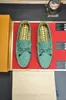 10model Designer Uomo Mocassini Scarpe Mocassini moda Sneakers in tela traspirante Uomo Slip-On Scarpe casual Morbide e comode Scarpe antiscivolo da guida Nero Grigio 38-46