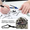 Tape Measures 3/5/7.5m High Precision Metric Tape Ruler Stainless Steel Nickel Plated Tape Measure Anti-corrosion Hollow Measurement Tools 231207