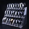 Clear Acrylic Watch display stand Three Tiers Of 24 Bit Watch Holder Jewelry Showcase Watch Bracelet display rack 3437934