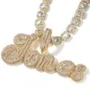 ペンダントネックレスTBTKカスタムバゲッテッツ筆記体名ICED OUT CUBIC ZIRCONIAパーソナライズされたチェーンネックレスHIPHOPジュエリー231208