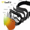 Ski Goggles Coolfit podwójne warstwy antyfogowe gogle narciarskie śnieżne szklanki snowboardu okulary śnieżne mężczyźni kobiety na świeżym powietrzu sportowe gogy 231208