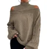 Kadın Sweaters Chic Women Sweater Gevşek Dilek Anti-Dövme Bahar Uzun Kollu Günlük Kadın Giyim