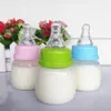 Baby flaskor# 60 ml född mini bärbar matningssköterska flaska bpa gratis säker spädbarn bröstvårtor vårdmatare frukt juice mjölk flaskor 231207
