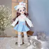 Poupées BJD et vêtements avec plusieurs articulations mobiles 30 cm 1/6 3D simulé charnière à œil poupée fille bricolage habiller cadeau d'anniversaire jouet 231207