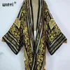 Costumi da bagno da donna WINYI Kimono Modello classico Stampa Abiti da spiaggia per le donne Cardigan boemo Cover-up Stitch Boho Maxi Holiday Party