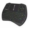 Tangentbord i9 Smart Fly Air Mouse Remote Backlight i8 2.4 GHz trådlöst tangentbord kommer med toucad -kontroll för MXQ M8S x92 TV -låda Drop Del Dhqfj