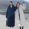 Womens Down Parkas Winter Padded Cotton Coat Female Korean Version Loose Long Knee Length Windproof Warm Jacket Outerwear 231208