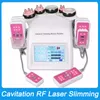 6 in 1 Cavitation Vacuum Fat Burner Lipolaser RF Body Shaping Slimming Device Radio Frequency 40K Ultrasonic Skin Tightening Face Lifting Sculpting Anti Aging