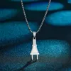 Cluster Rings Cxwind Simple Laser Carving Men's Plug Charm Jewelry Stainless Steel Necklace Year Gift