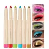 Handaiyan Crème Oogschaduw Stick Liggende Zijderups Oogschaduw Pen Eyeliner Potlood Dubbel gebruik Waterbestendig Hoog pigment Gemakkelijk te dragen Langdurige make-up Oogschaduw