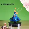 Spinning Top Bureau Vent Soufflant Jouet Rotation Poche Fidget Drôle Spinner Adulte Décompression Jouets Pour Enfants Cadeau D'anniversaire 231207