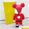 Filmspellen 400% 28 cm De Bearbrick Kerstman en Pompoen Prins Jack Beerfiguren Speelgoed voor verzamelaars Kunstwerk Model Dec251A Goede Dr Dhydy