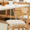 Abnehmbarer Kissenbezug für Esszimmerstühle, Jacquard-Stretch-Sitzbezug für Küchen-Fundas Para Sillas