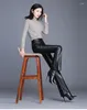 Женские брюки 2023, женские брюки на осень и весну, женские Pantalon Femme, винтажные брюки из искусственной кожи, тонкие повседневные женские брюки с высокой талией