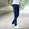 Men's Jeans Simple Pencil 3D Cutting Men High Elasticity Slim Fit Denim Long Trousers Dressing Up