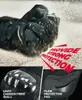 Fem fingrarhandskar Kemimoto CE Motorcykelhandskar Vintertätt Warm Moto Guantes Pekskärm Motorcykel Ridhandskar Kolfiber Skydd 231207