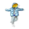 Para baixo casaco 2021 crianças jaqueta de inverno para crianças menina sier ouro meninos casuais casacos com capuz roupas de bebê outwear garoto parka jaquetas neves dhwkt