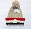 Moda Tasarımcı Marka Şapkaları Erkek ve Kadınlar Beanie Sonbahar Kış Kış Termal Örgü Şapka Kayak Bonnet Yüksek Kaliteli Kafatası Şapkası Lüks Sıcak Kap K-2