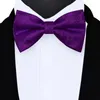 Bow Ties Ricnais Fashion 12CM 7CM Paisley Tie For Men Business Wedding Party Gigt Accessories White Purple Orange Bowknot