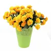 Decorative Flowers Wedding Decor Bush Home Party Bouquet Artificial Carnation Fake Flower 12 Heads