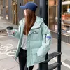 Femmes vers le bas Parkas veste d'hiver femmes Style académique robe de pain coréen élégant épaissir à capuche grande poche manteau dames vers le bas vêtements d'extérieur en coton 231208