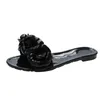 Designer Sandaler Slipper Fashion Women Scuffs Flat Slippers Girls Flip Flops Summer Shoes Cool Beach Slides Shoes No Box