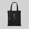 Klasyczne czarne białe płótno torba damska męskie minimalistyczne listu Projektanci zakupów Projektanci torebki retro torebka o wysokiej pojemności zwykłe torby do pracy