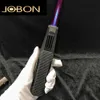 JOBON Metallo Esterno Antivento Turbina Torcia Jet Flame Accendino Blu Rosso Butano No Pistola per Saldatura a Gas Cucina Barbecue Strumenti da Uomo