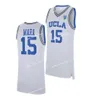 Berke Buyuktuncel UCLA Bruins camiseta de baloncesto cosida personalizada para hombre juvenil 8 Ilane Fibleuil 12 Sebastian Mack 15 Aday Mara UCLA Jerseys