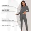 Women's Thermal Underwear Set for Women Long-Sleeved Trousers Long Johns Ladies Suit Winter Clothes Warm Lingerie 231206