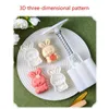 Baking Tools Mooncake Mold Mid-autumn Press Molds Hand-pressed Dessert Diy Puff-Pastry