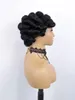 Pixie cięta ludzka maszyna do włosów wykonana peruki, bezskakiwane krótkie peruki