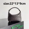 Borsa hobo borsa intrecciata in vera pelle di marca europea di moda