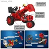 Blokken DIY Klassieke Oude Tractor Auto Bouwstenen Stad Lopen Tractor Vrachtwagen Bakstenen Educatief Speelgoed voor Kinderen R231208