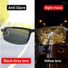 Sunglasses 2023 Fashionable Men's Day And Night Driving Glasses Riding Rimless