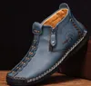 Chaussures de course Bottes Martin montantes pour hommes pour la chaleur et l'extérieur bottes basses pour hommes faites à la main kingcaps Baskets Dropshiping Mode de vie accepté