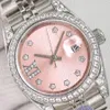 Montre de créateur de mode de luxe femmes montre de diamant 28mm 31mm mécanique automatique en acier inoxydable montres de mouvement lumineux cadeaux imperméables pour dame womenwatch