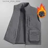 Gilet da uomo Gilet militare tattico imbottito Plus Size Capispalla invernale Uomo Caccia Abbigliamento da uomo Spedizione gratuita Giacca senza maniche da campeggio Q231208