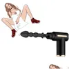 Massagni delle gambe Masr ad alta velocità Mas Gun fascia giocattoli Hine for Women Men Vibrator Dildo Anus Plug Masturbator ADT Games Products Drop de Dhn0k