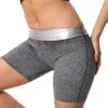 Combinaison de Sauna pour femmes, short modelant le corps, pantalon amincissant, Capris de sueur thermique, taille haute, jambières d'exercices de gymnastique, perte de poids