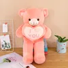 55cm schattige teddybeer poppen knuffel zacht kawaii knuffels beer Valentijnsdag cadeau kinderkussen