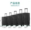 Suitcases A557 Small And Lightweight Luggage Boarding Trolley Box Universal Wheel Silent Travel Password Lock Leather