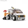 Blocs 2021 dessin animé créatif ferme série fermier tracteur blocs de construction ville classique jouets éducatifs pour enfants enfants cadeaux d'anniversaire R231208