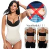 Kvinnor formade bodysuit thong body shaper bantning underkläder viktminskning fett brännare mage kontroll bodybriefer midje cinchers