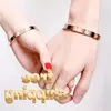bracelet designer jewelry bracelets designer for women gold cuff Screw Bracelets Screwdriver bangles 4CZ for Womens Mens party gift bra Aihb