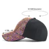 Casquette de baseball fille strass coloré diamant enfants casquette snapback printemps été chapeau noir pour garçon bébé enfant 3-8 ans os X307f